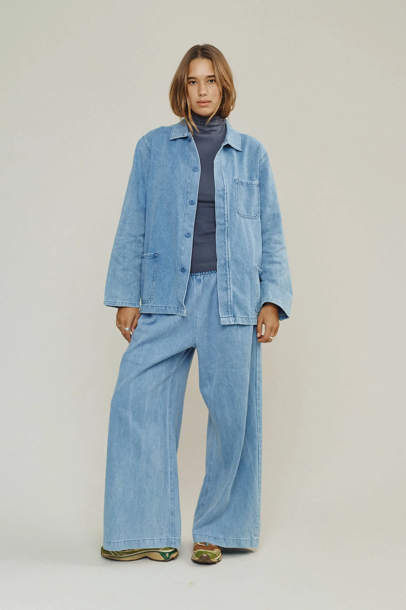 Denim Olympic Jacket - Image 11