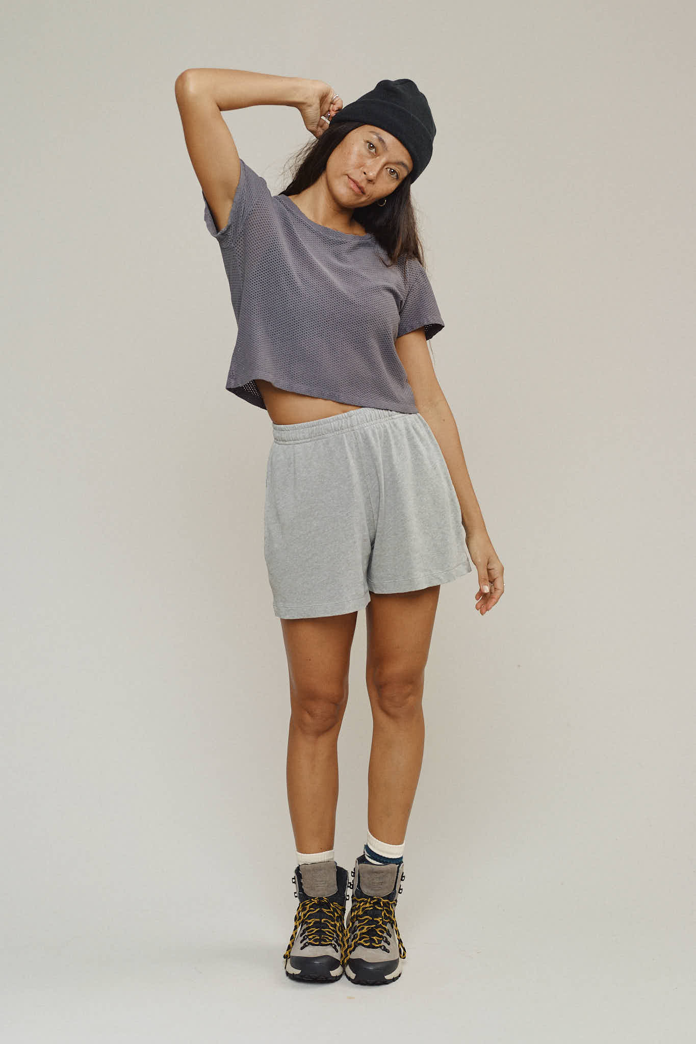 Carmen Mesh Cropped Tee - Image 4