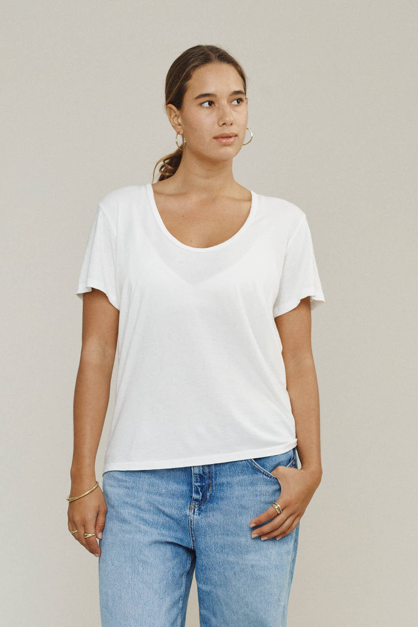 Zuma Scoop Neck Tee - Image 4
